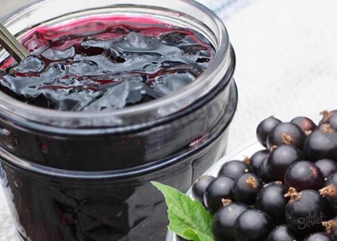 How to cook a jam from black currant?