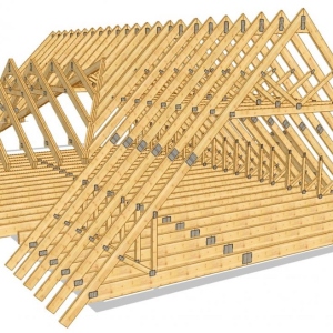 Photo how to make a roof frame