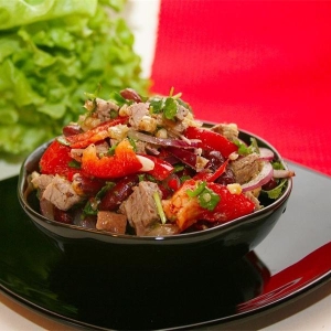 Stock Foto salata tbilisi recept klasik