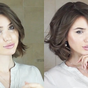 Photo how to make curls on short hair