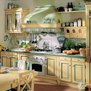 Photo how to decorate the kitchen