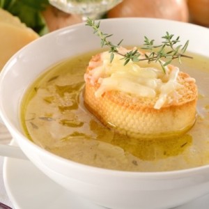 Photo how to cook onion soup