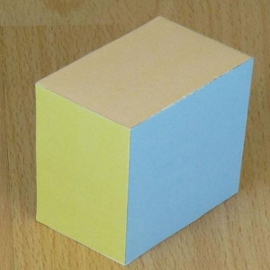 Como fazer papel paralelopiped
