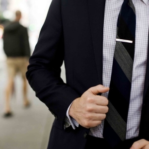 Stock foto zástrčku pro kravatu jako nošení