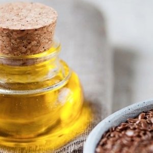 Stock Foto How to drink flaxseed oil for cleansing