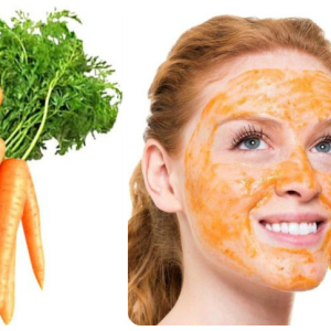 Stock Foto Facial Carrot Mask