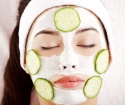 Masks from wrinkles from cucumber