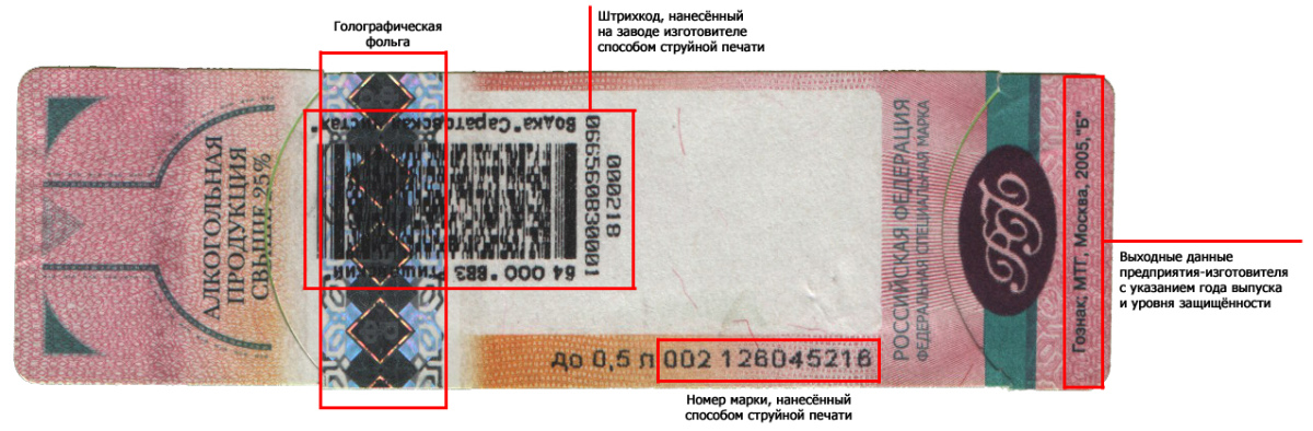 3_Photos_Russia._excise_stamp_2005eents.