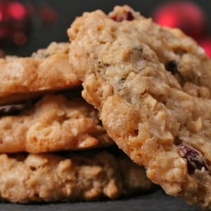 Stock Foto Oatmeal biscuits from oatmeal