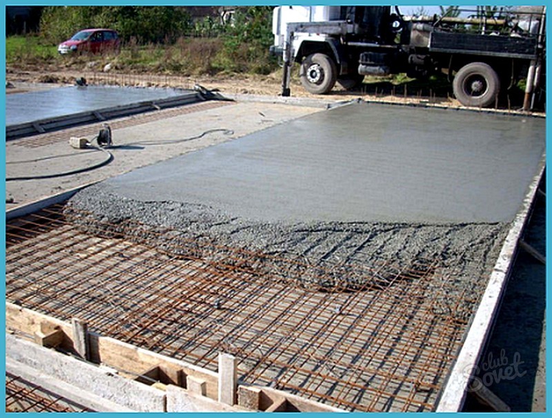 Ceea ce este necesar pentru beton-fundație
