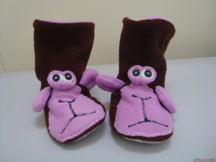 How to sew home slippers