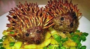 How to cook hedgehogs with gravy?