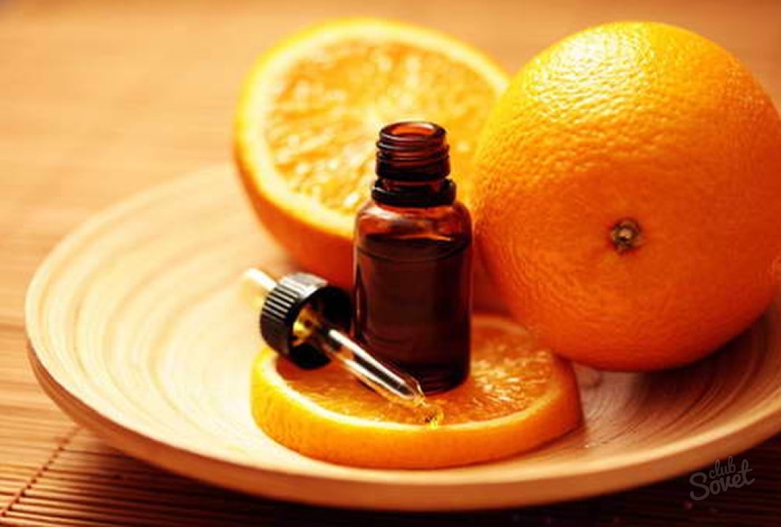 Celulitída oranžový olej