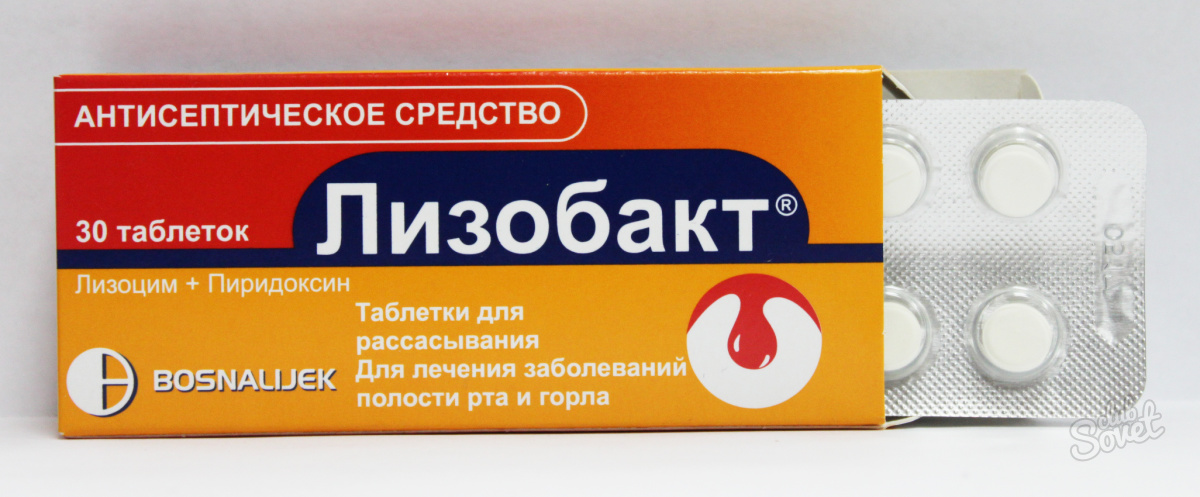 Tabletki Lizobactic.