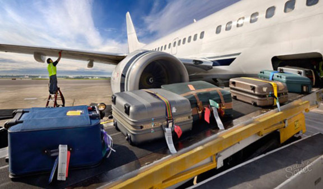 O que pode ser transportado em um avião