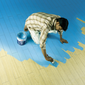 Bagaimana cara melukis lantai?