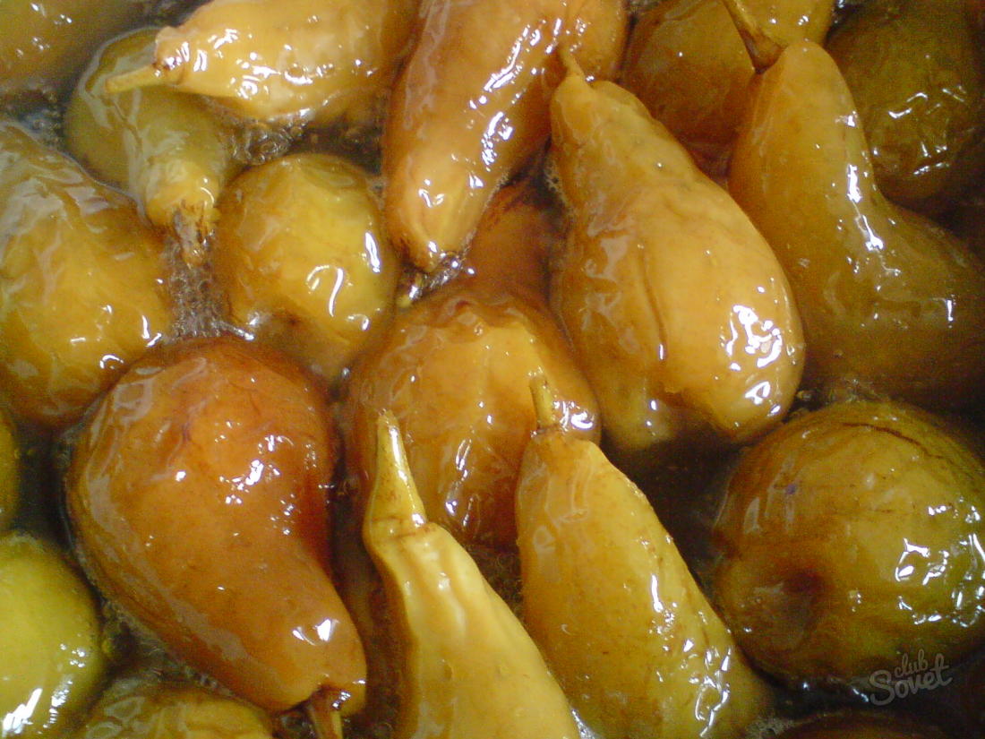 Αχλάδια μαρμελάδα με λεμόνι