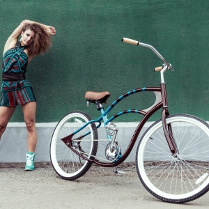 Fotografia de Stock Como escolher uma bicicleta para uma mulher