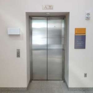 What is the photo of the elevator?
