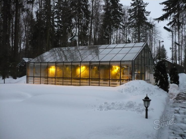 4 Winter-Gewächshaus