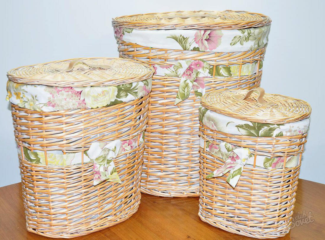 Basket for clothes laundry