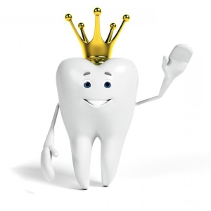 Как да се сложи короната на зъба