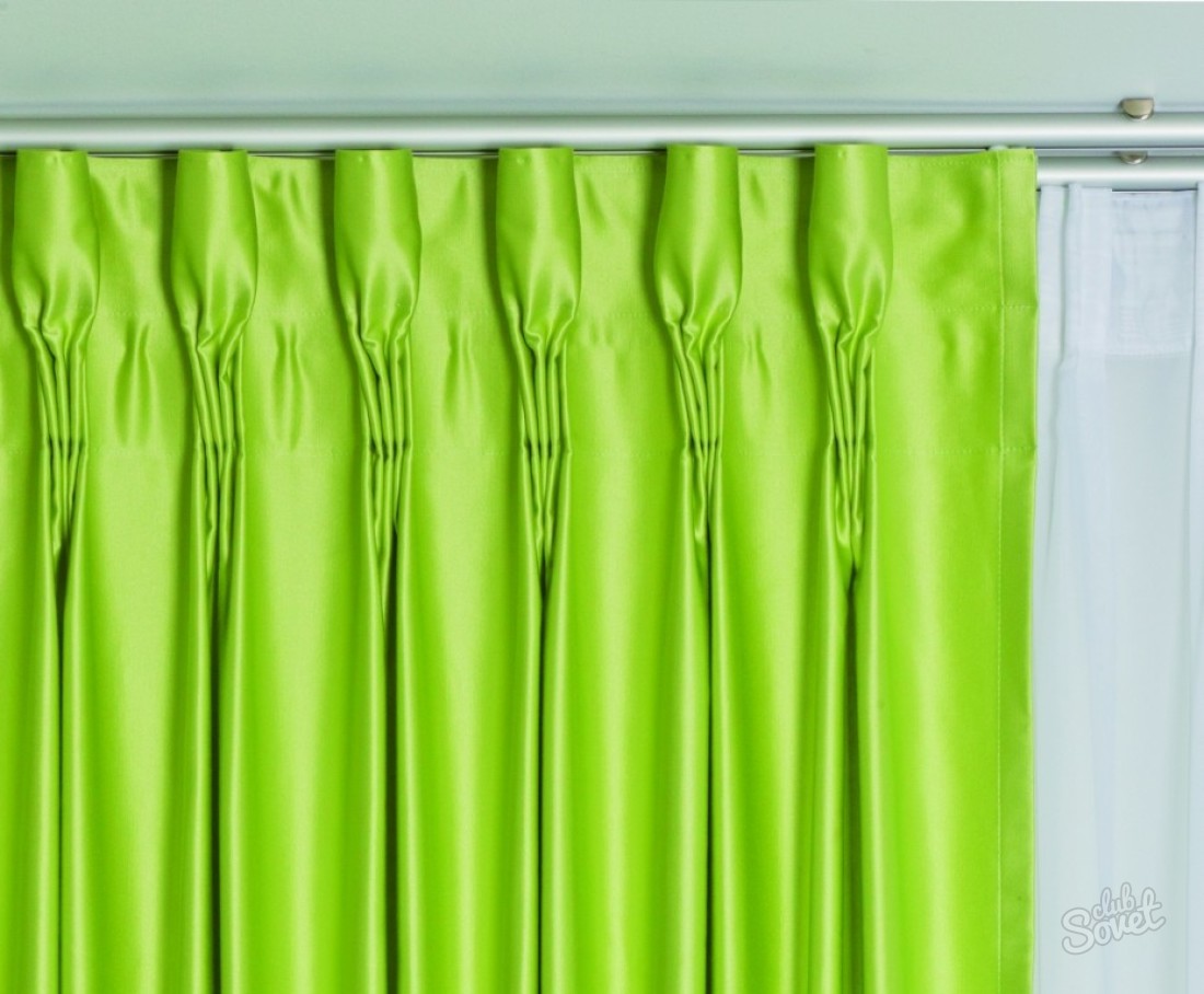 How to sew a curtain tape