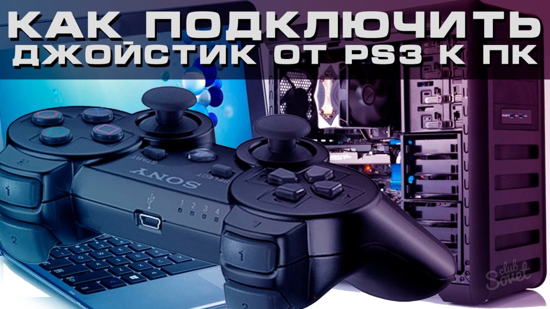Hubungkan joystick PS3 Anda