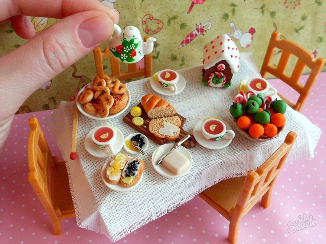 How to make food for dolls