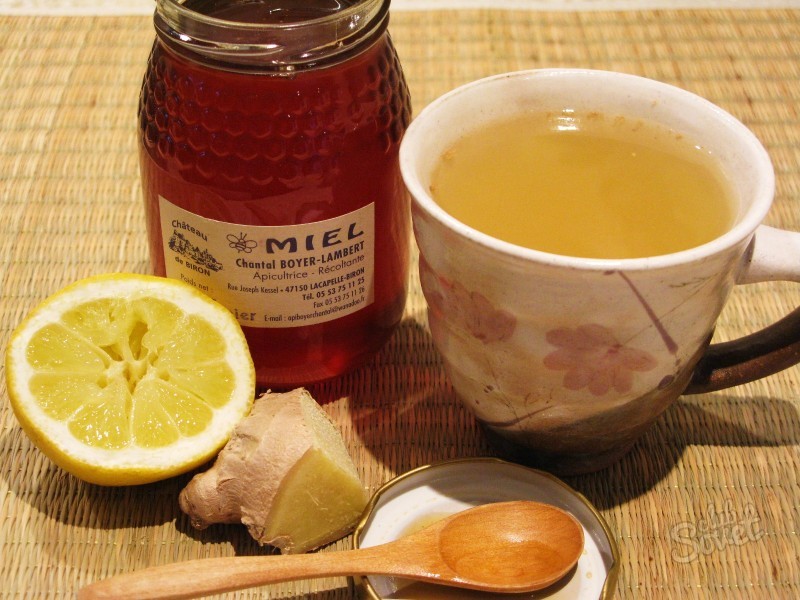 Thé avec perte de poids du miel