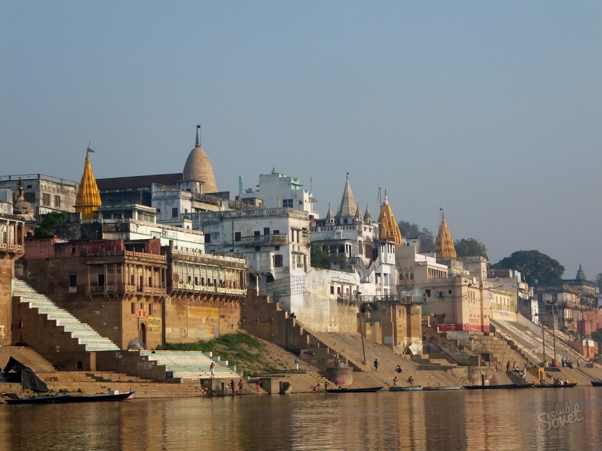 Varanasi ხედი Ganges 2