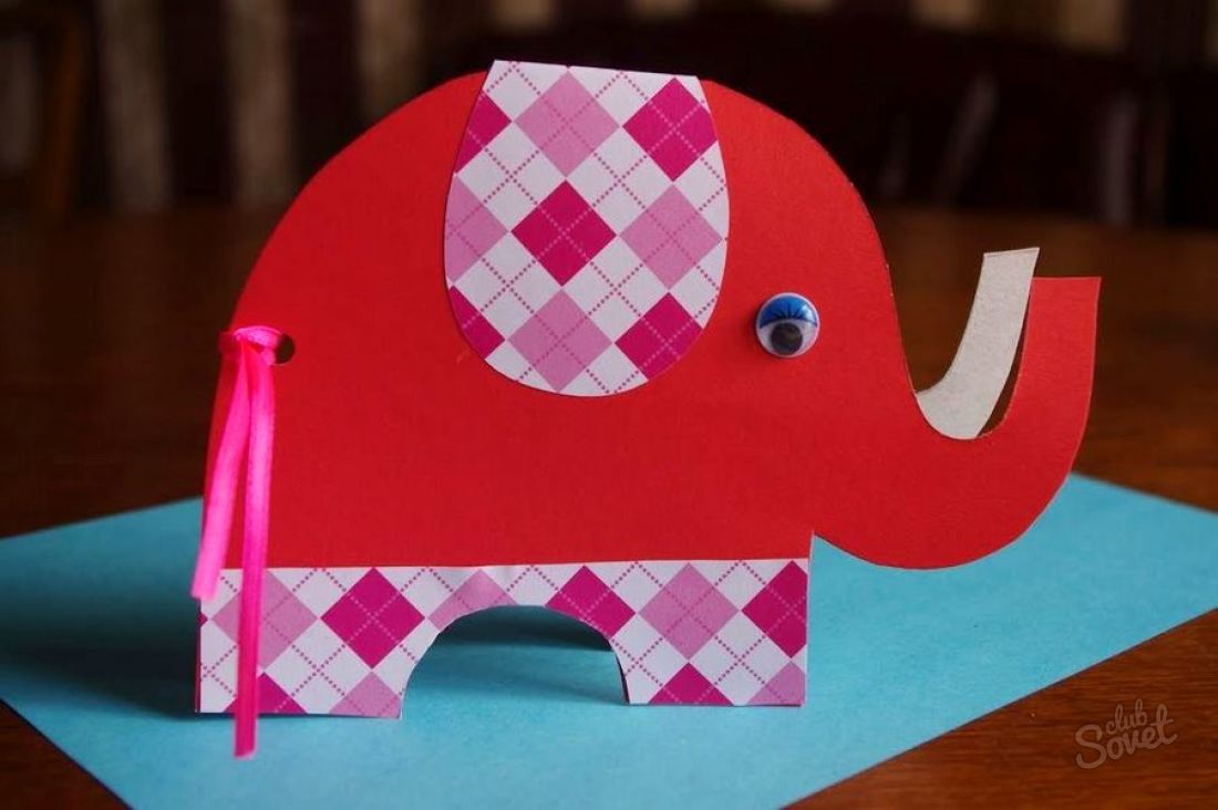 Как сделать слона из бумаги?