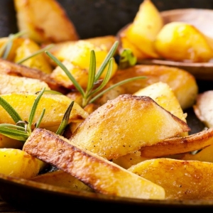 Como fritar batatas