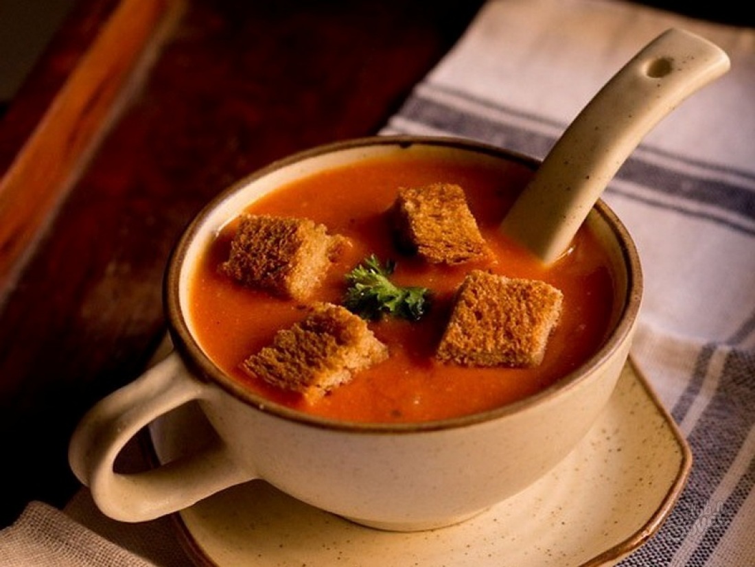 Томатный суп пюре – классический рецепт