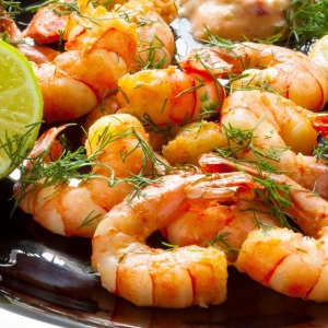 Stock Foto How to cook shrimp