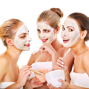 Stock Foto maske za kombiniranu kožu