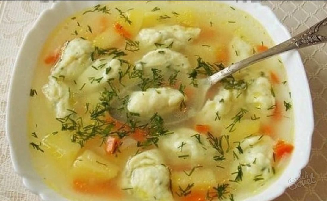 كيفية جعل klochki الحساء
