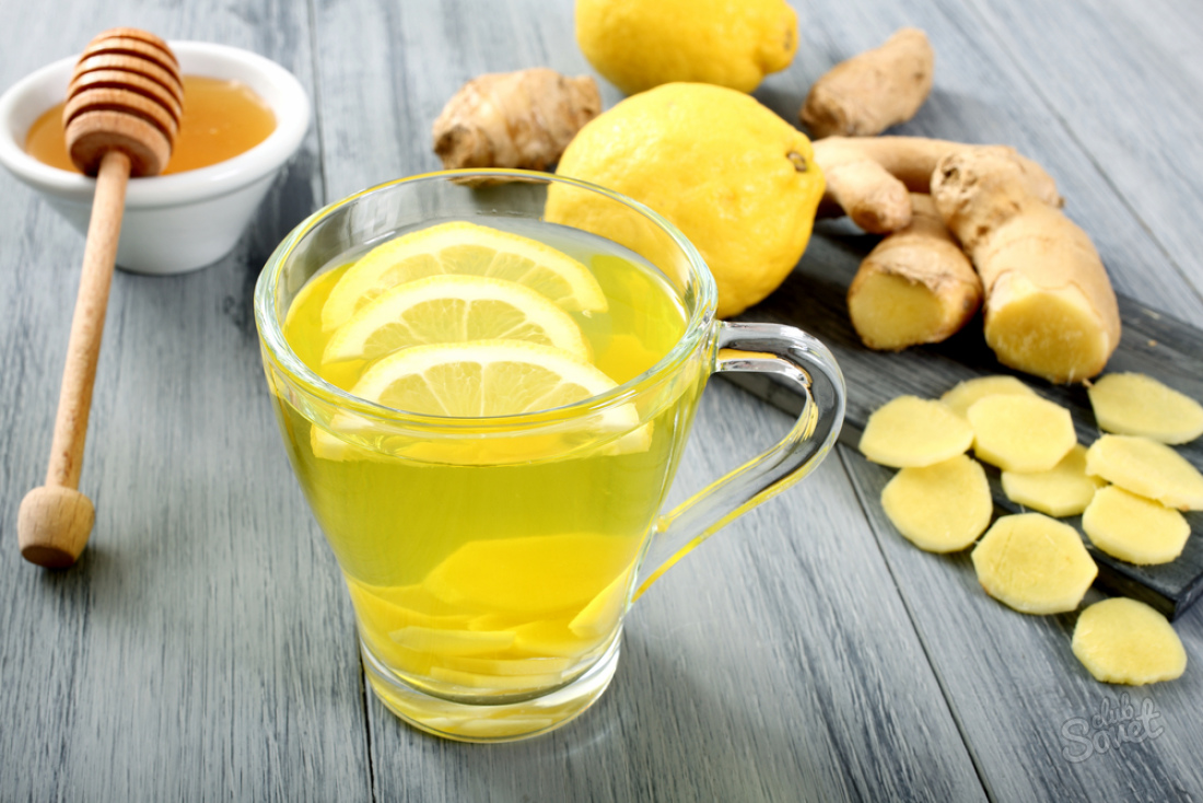 Gengibre com limão e mel - receita de saúde