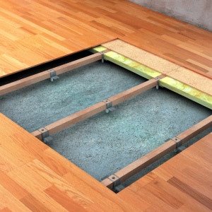 Photo how to make a draft floor