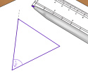 چگونه می توان منطقه مثلث را محاسبه کرد