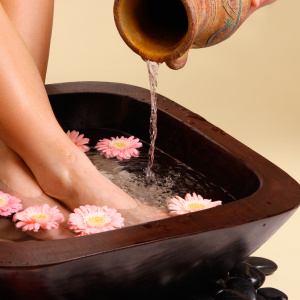 Фото ванночки для ног с содой
