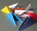 Como fazer um triângulo de papel