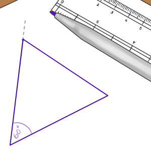 Foto Como calcular um quadrado de triângulo