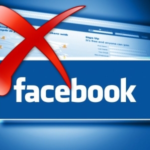 Фото как удалить страницу в Фейсбук