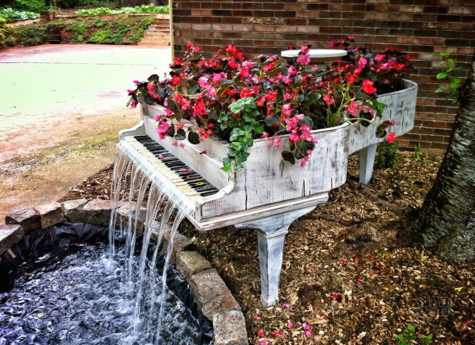 Piano-fountain-pat de flori Sandbox-650414