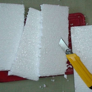 Photo How to cut foam