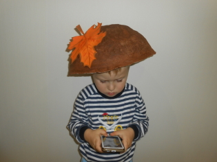 Wie man einen Pilz Hut für ein Kind machen