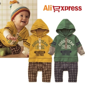 Dimensions of children's clothing for Aliexpress
