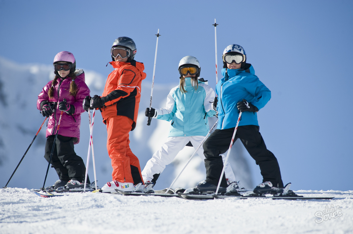 Esqui para filhos