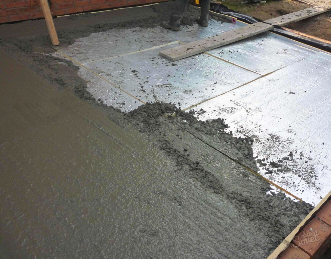 Как утеплить бетонный пол